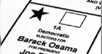 Barack Osama, gafa incredibila pe buletinele de vot in SUA