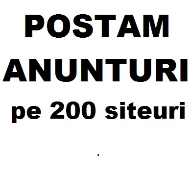 Postam Anunturi pe 200 siteuri