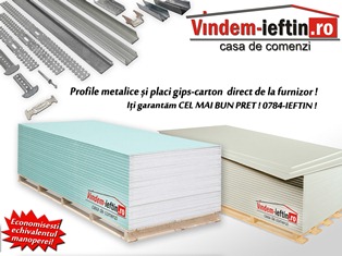Rigips sau gips carton cel mai ieftin pret