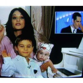 Stefan Banica jr, cenusareasa de la ?Dansez pentru tine?. Pentru prima data la tv, Ana Violeta i-a urat ?La multi ani!? tatalui sau