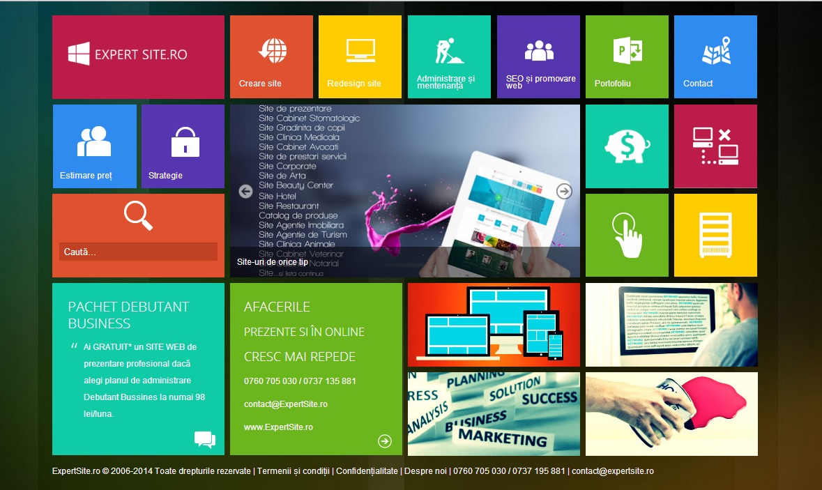 Realizam site-uri cu design personalizat