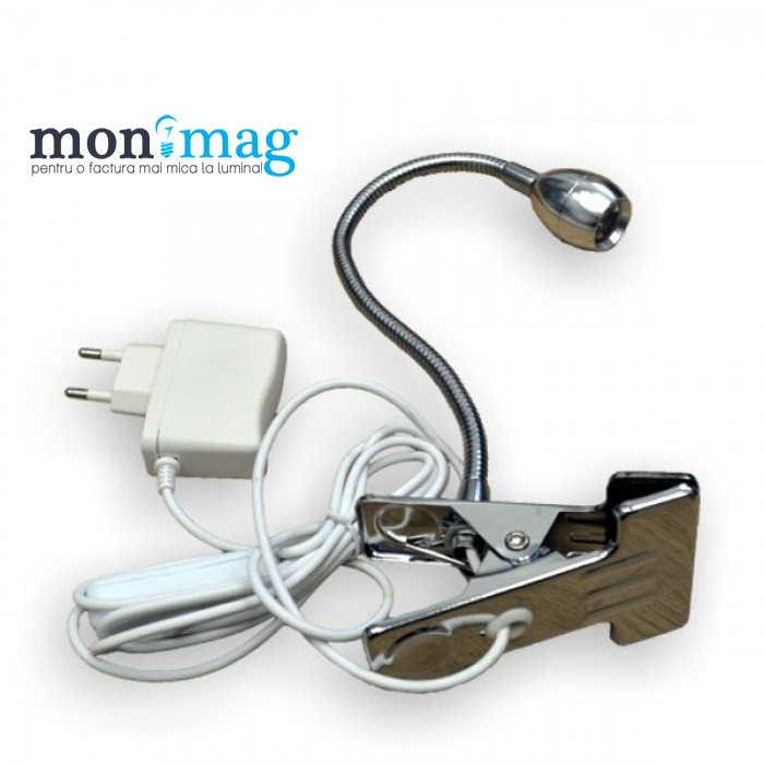 Lampa LED birou 1W AR cu clips
