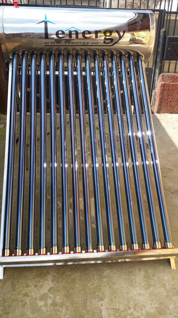 Panou solar termic apa calda nepresurizat compact inox 150 litrii