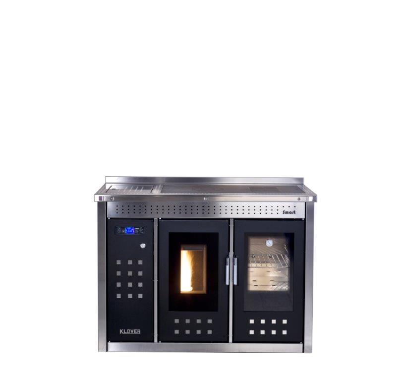 Termosoba cu peleti SMART 120 - finisaj INOX