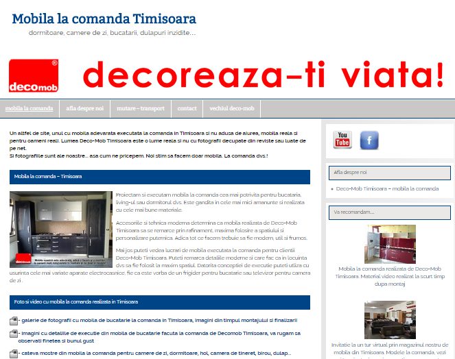 Mobila la comanda Timisoara
