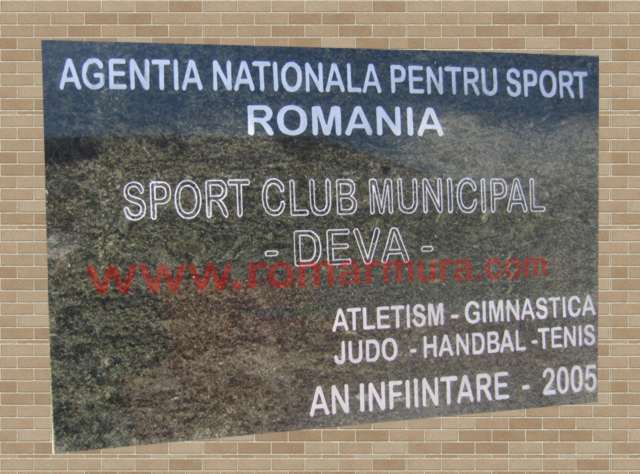 Gravat caractere pe marmura