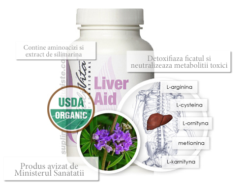 Liver Aid Calivita numai 140 lei