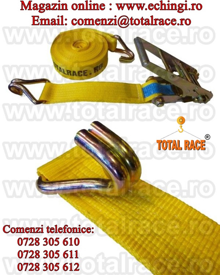 Chingi de ancorare/fixare transport marfa 10 tone latime 75 mm 6 metri