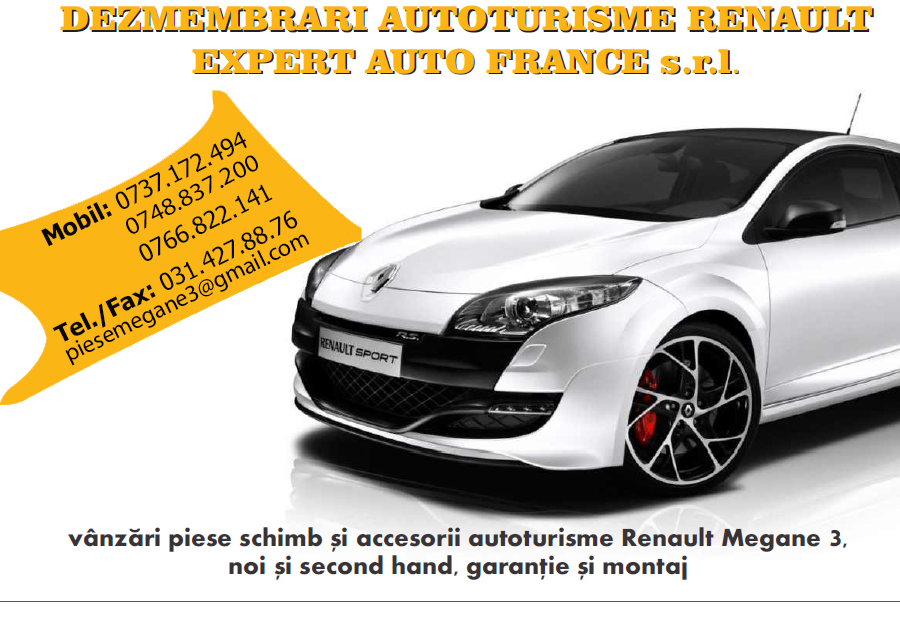 Dezmembrez Renault Megane 3 Break , Hatchback , Coupe , 1.5 dci , 1.4 TCe