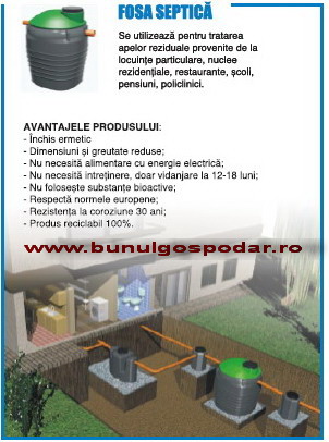 Vazari online - fose septice ecologice Imhoff