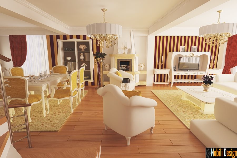 Design interior case stil clasic modern Constanta