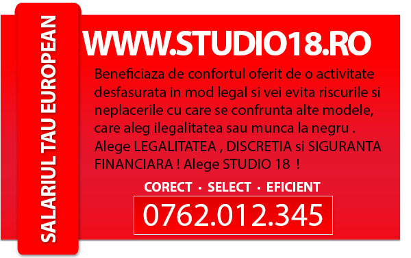 Salariu minim 2000 Lei Lunar! Alatura-te echipei http://www.studio18.ro