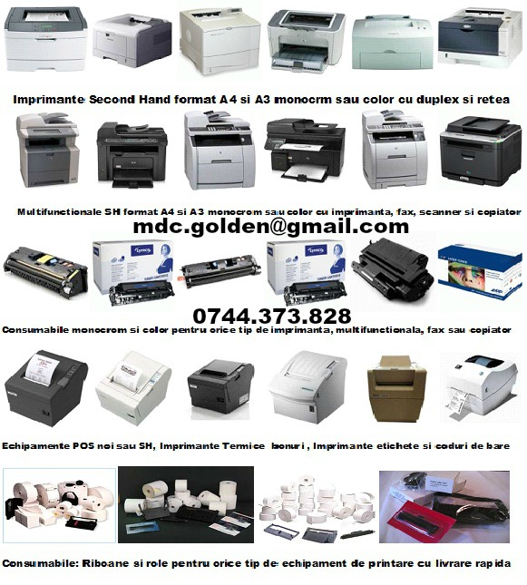 Cartuse laser compatibile, reduc costurile cu 50% ptr. imprimante, multifunctionale, copiatoare si faxuri. 