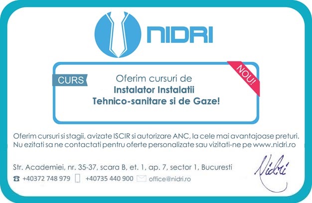 Curs INSTALATOR