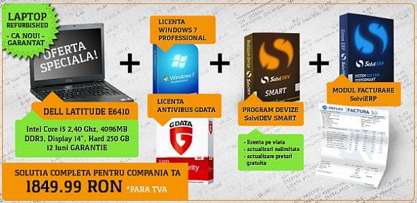 Sistem preconfigurat pentru intocmire devize