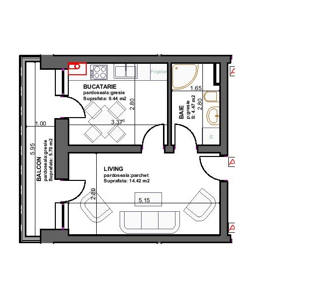 GARSONIERA IDEALA PENTRU STUDENTI
