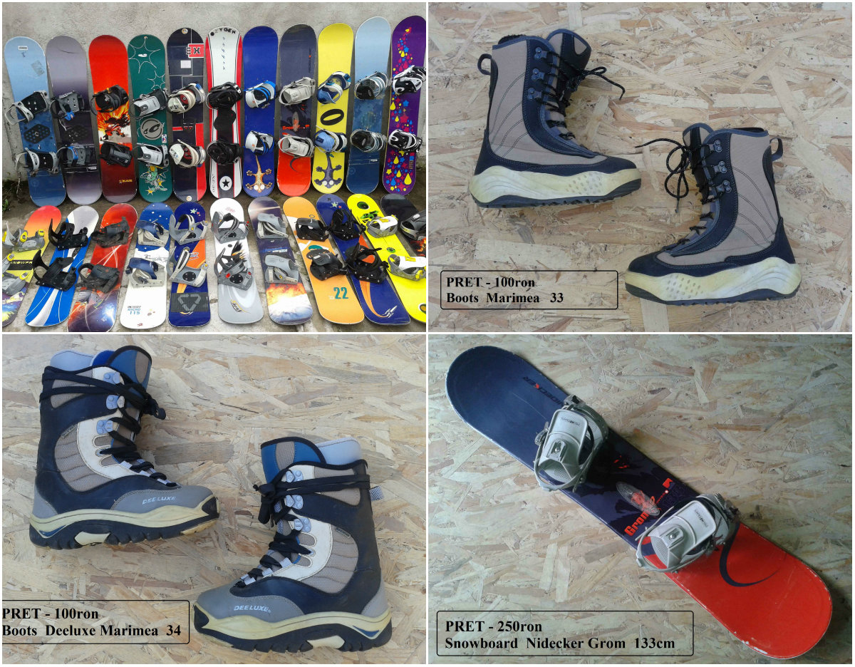 Snowboard si Boots pentru Copii