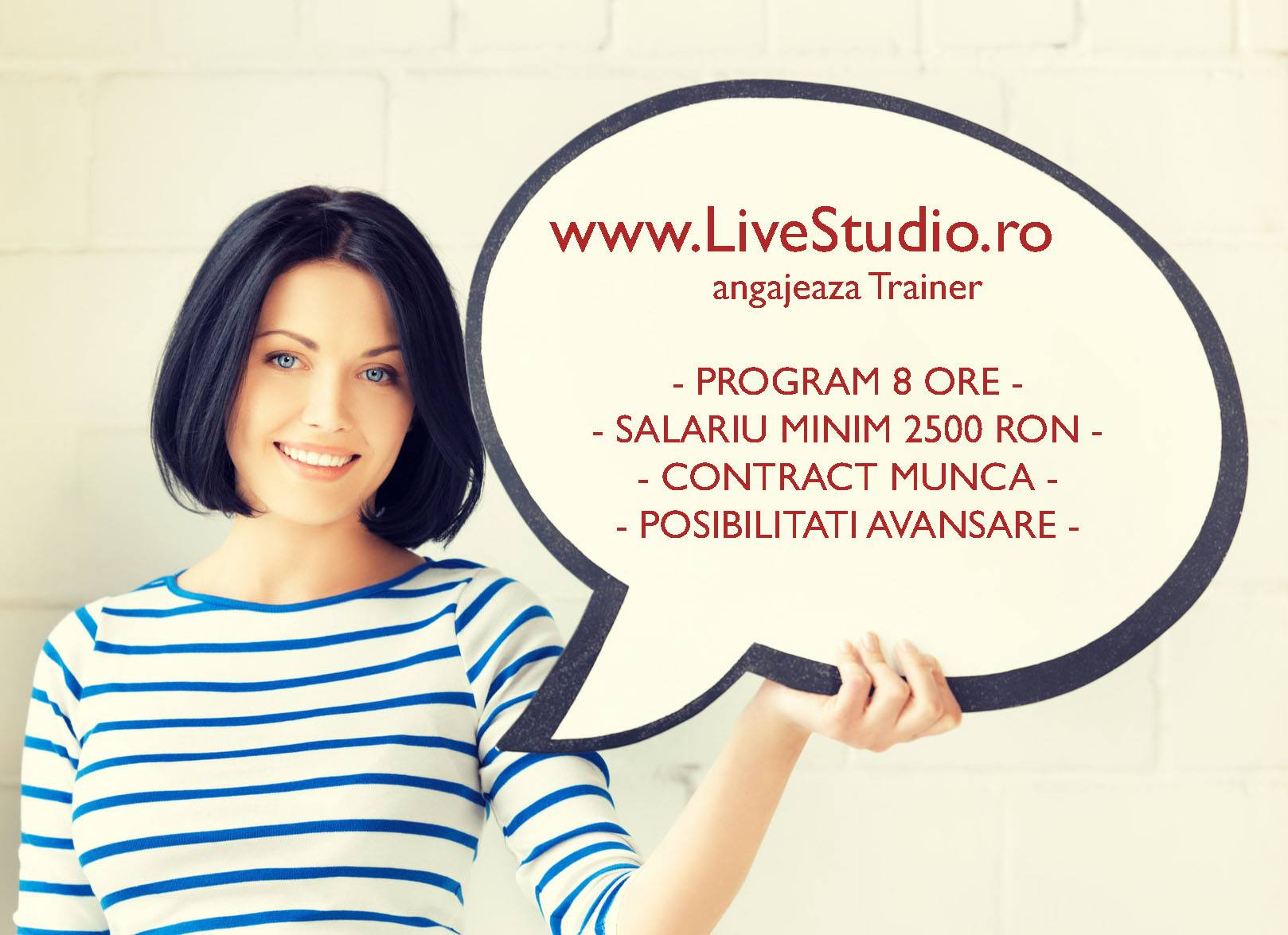 Angajam trainer modele!