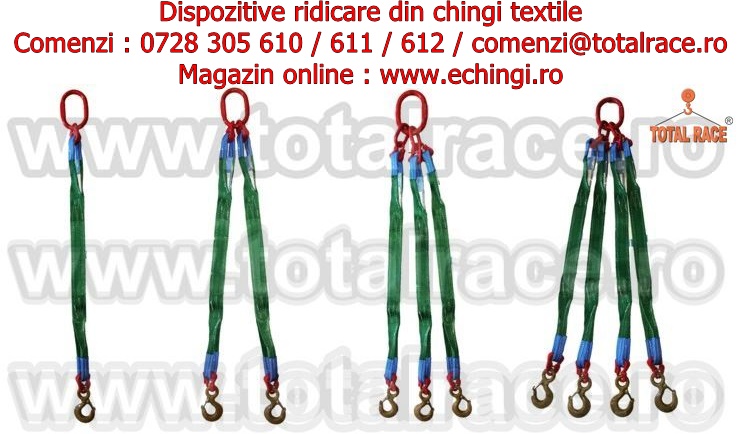 Sistem chingi pentru ridicat sarcini cu macaraua Total Race