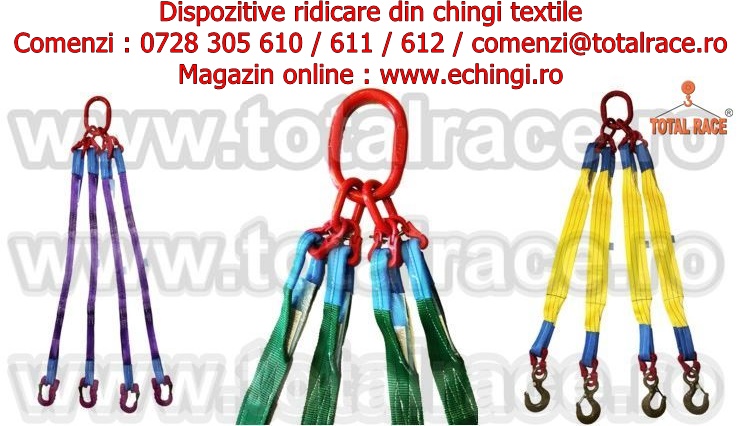 Echipament ridicare chingi sistem macarale stoc Bucuresti