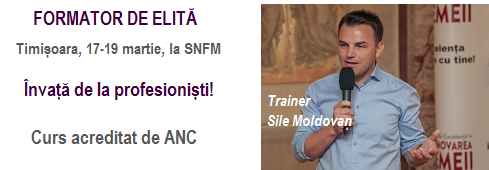 Curs acreditat si certificat pentru ocupatia Formator