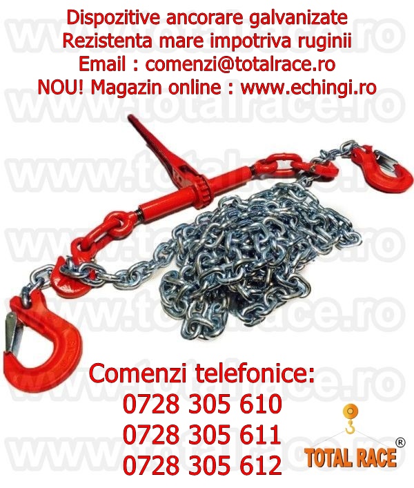 Sistem lant de ancorare galvanizat 10 mm 6,3 tone 