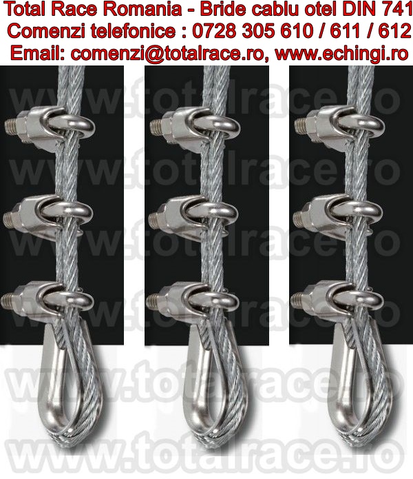  Bride zincate cablu tractiune