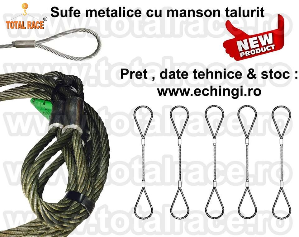 Sufe metalice cu manson talurit 