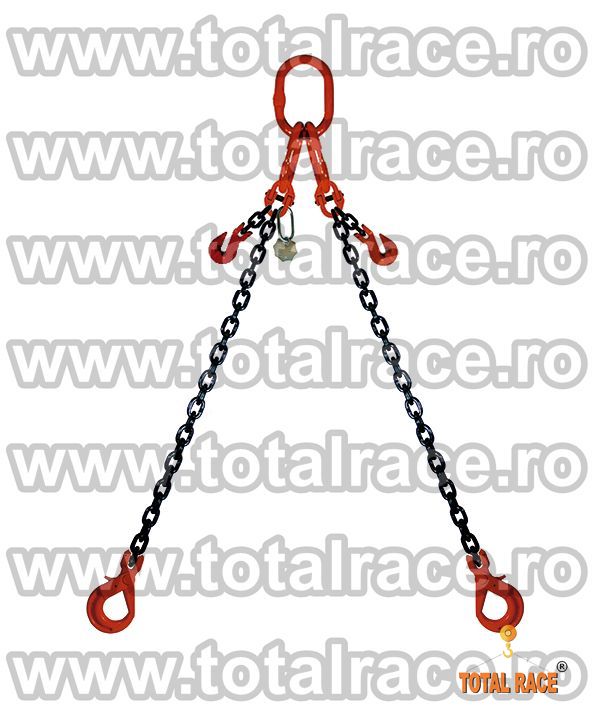 Dispozitiv de lanturi cu 2 brate cu carlige