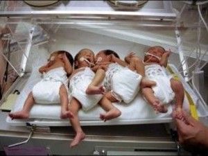 O femeie din Cluj a nascut cvadrupleti