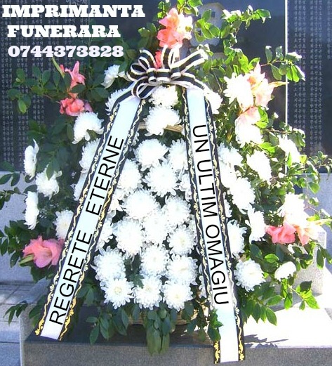 Imprimanta panglica funerara.