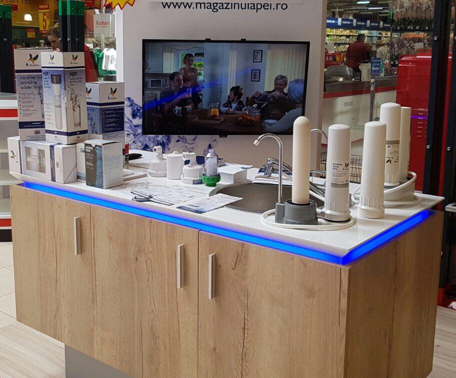 FRANCIZE C&V Water Home in magazinele AUCHAN!