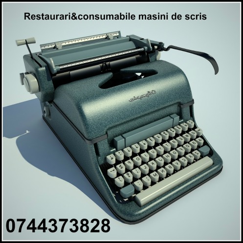 Restaurari&consumabile masini de scris, cu executie si livrare rapida. 