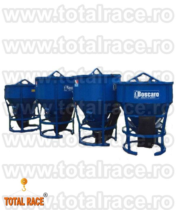 Bene pentru turnat beton cu furtun de cauciuc