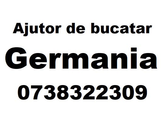 Ajutor de bucatar Germania