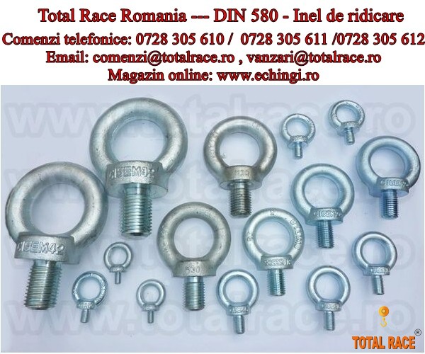 Inel de ridicare surub DIN 580 otel