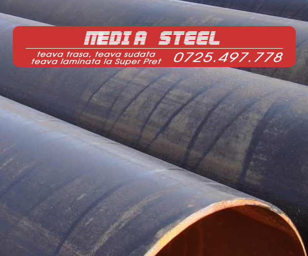 Teava metalica trasa si sudata. Transport gratuit! Tevi metalice la Super Pret