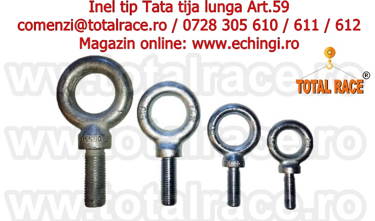 Inele de ridicare surub tija lunga french type