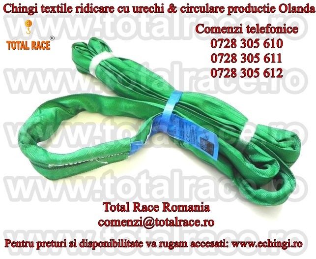 Dispozitive si echipamente ridicare cu chingi 