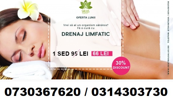 masaj drenaj limfatic detox 0730367620