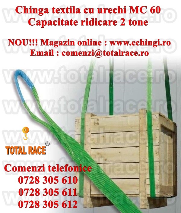 Sufe ridicare textile urechi 2 tone 1 metru 