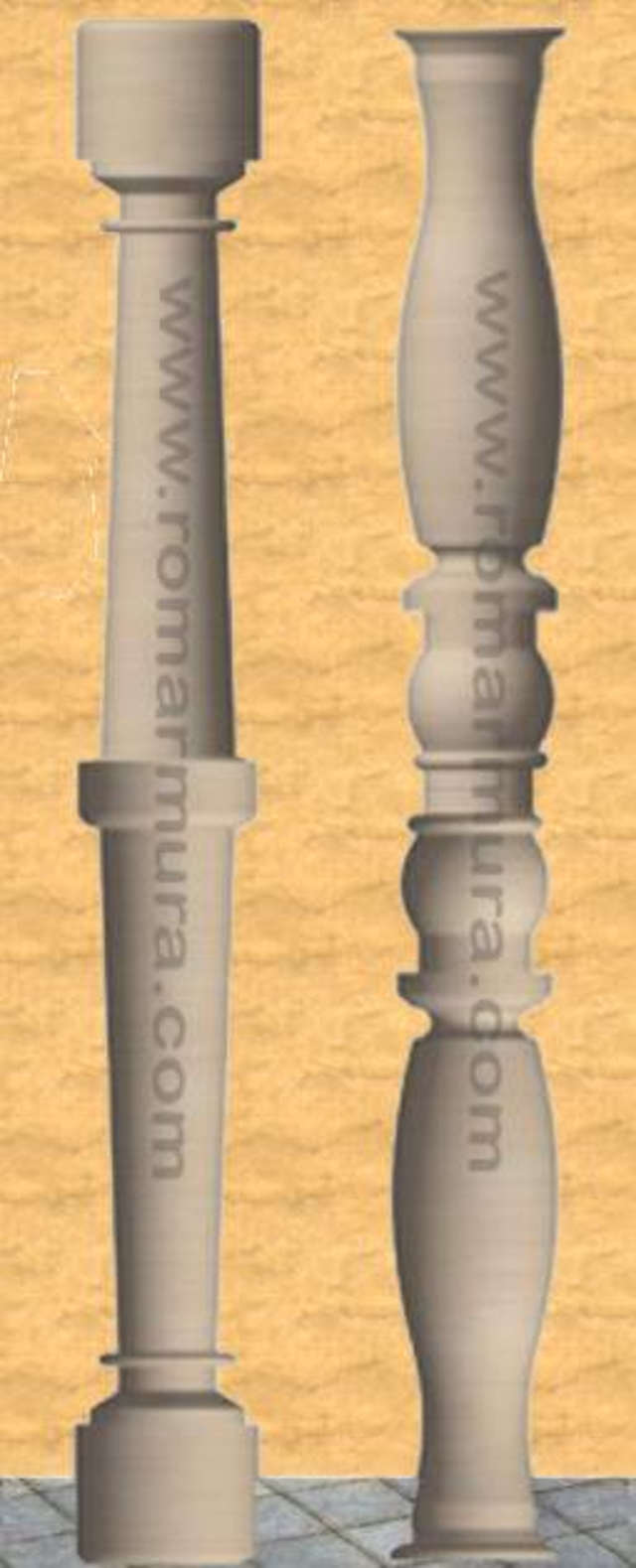 Balustri din marmura