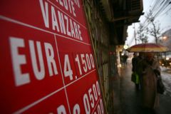 Bancile mizeaza pe un curs de schimb intre 4,1 si 4,7 lei/Euro in 2009