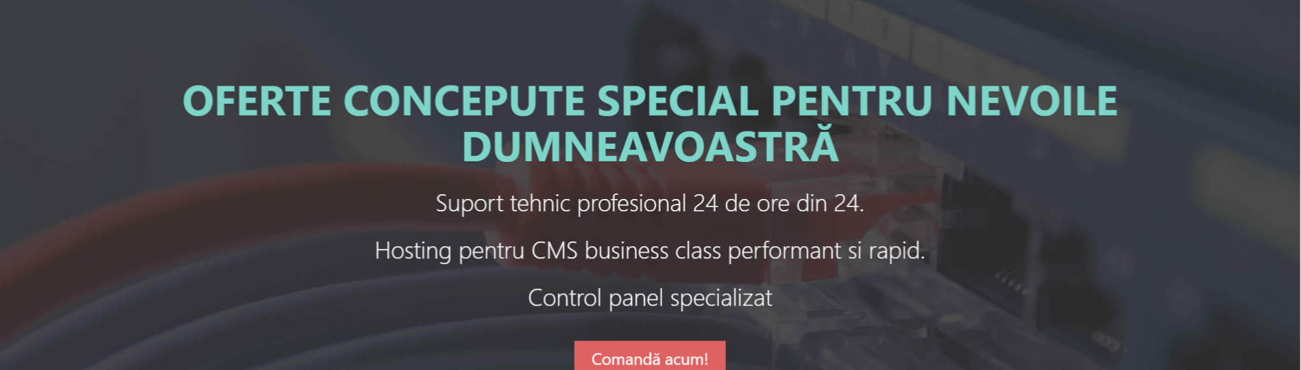 Oferim gazduire WEB Romania