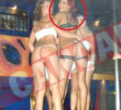 Stripteusa Bianca Jurca, secretarea prefectului de Timis  Ovidiu Draganescu