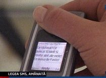 Legea SMS-urilor, amanata de Executiv