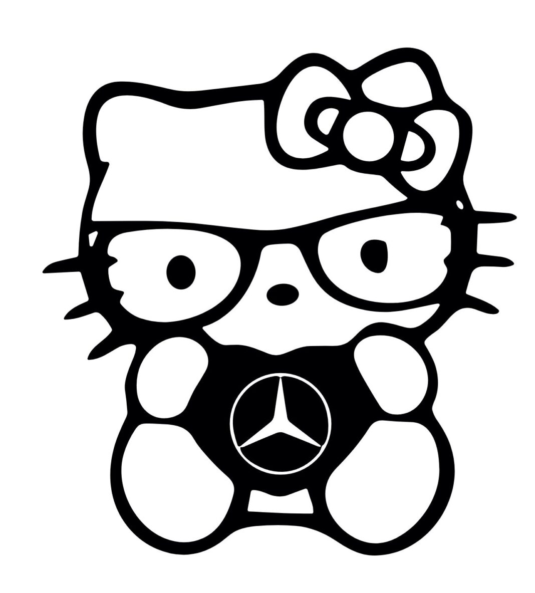 stickere auto mercedes