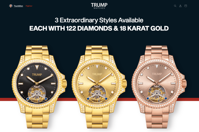 Mic îndreptar de campanie în SUA. Trump vinde ceasuri de 100.000 $, iar noi ne întrebăm: ce facem cu Primul Domn?