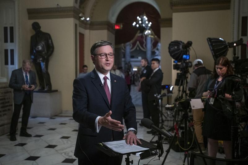 Președintele Camerei Reprezentanților Mike Johnson , Foto: Lamkey Rod/CNP/ABACA / Abaca Press / Profimedia