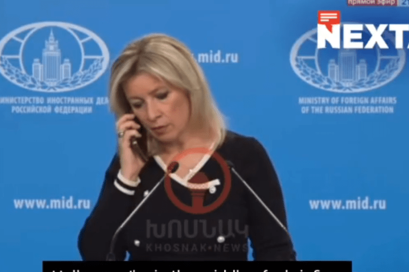 VIDEO Maria Zaharova a primit ordin să nu comenteze atacul cu racheta balistică intercontinentală asupra Ucrainei